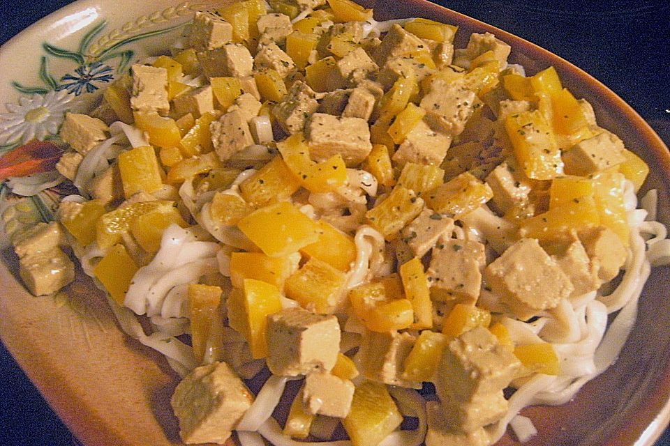 Tofu - Käse - Pfanne