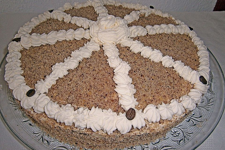 Apfel - Mohn - Marzipan - Torte