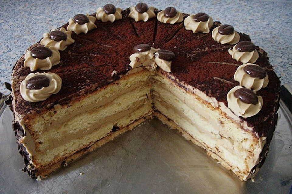 Mokka - Buttercreme - Torte