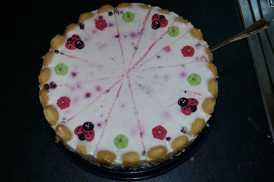 Fettarme Kirsch - Joghurt - Torte