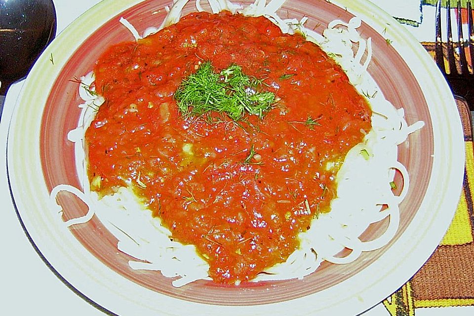 Spaghetti al finocchio