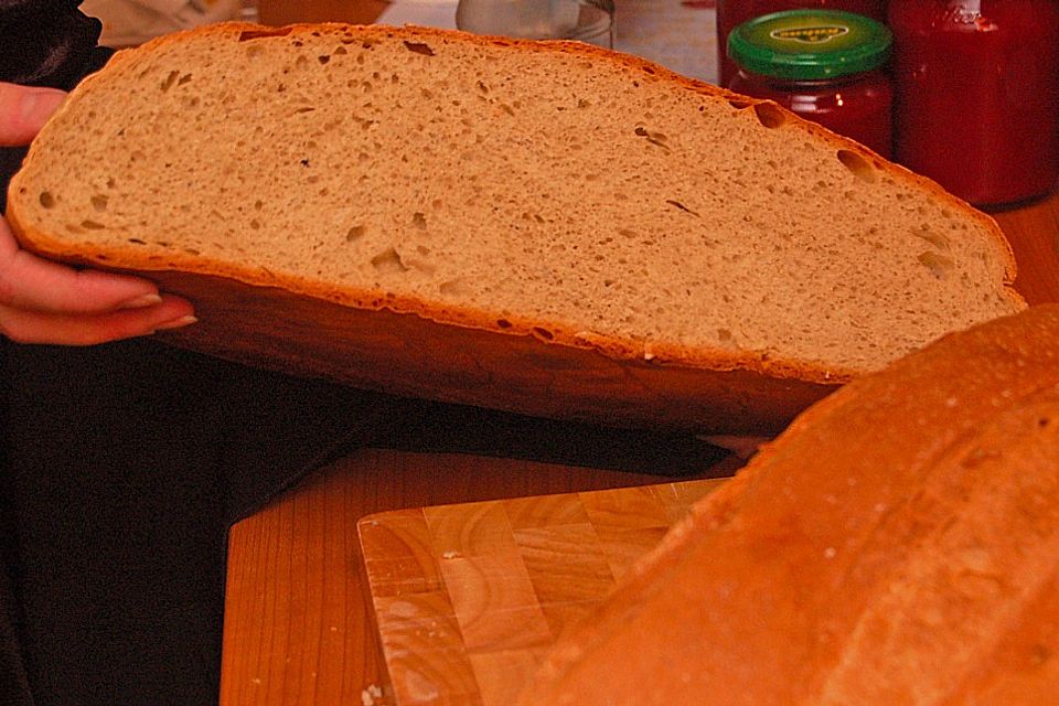 Kastenweißbrot und Freigeschobenes