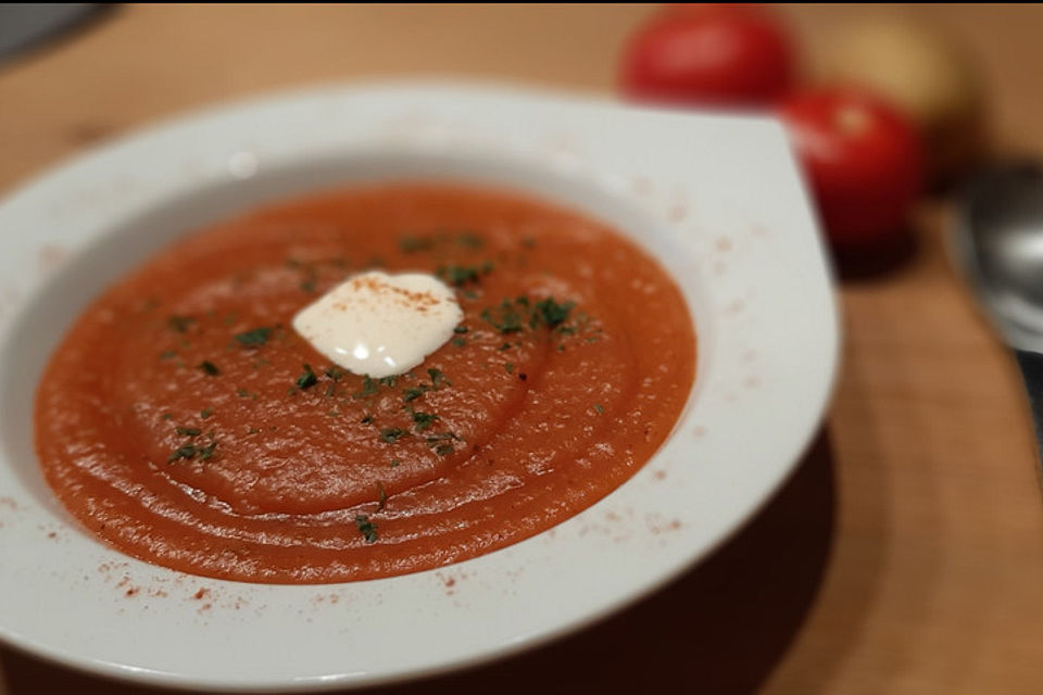 Elkes Tomaten - Kartoffel - Cremesuppe