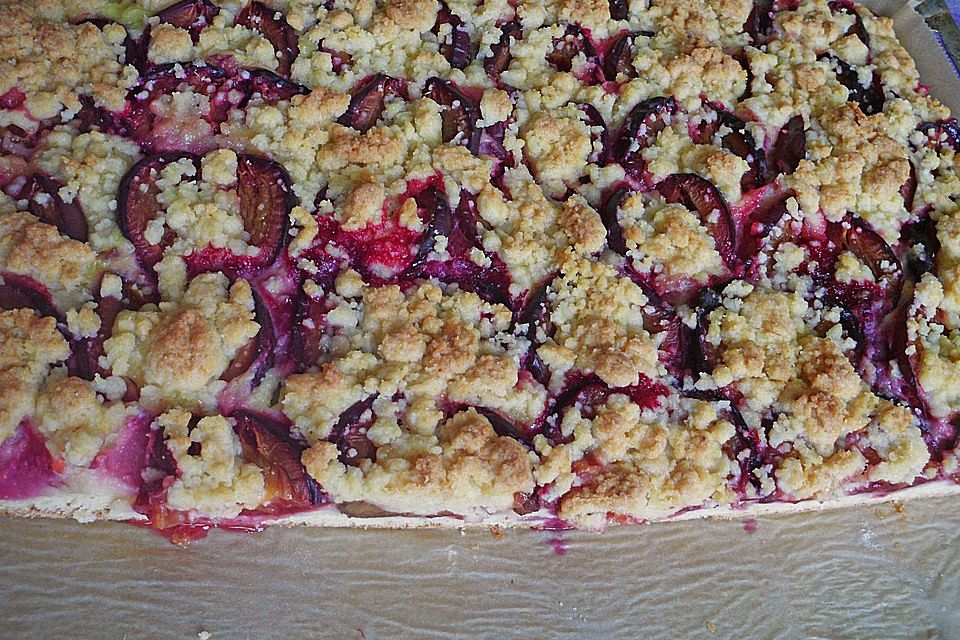 Bester Zwetschgenkuchen mit Zimtstreusel