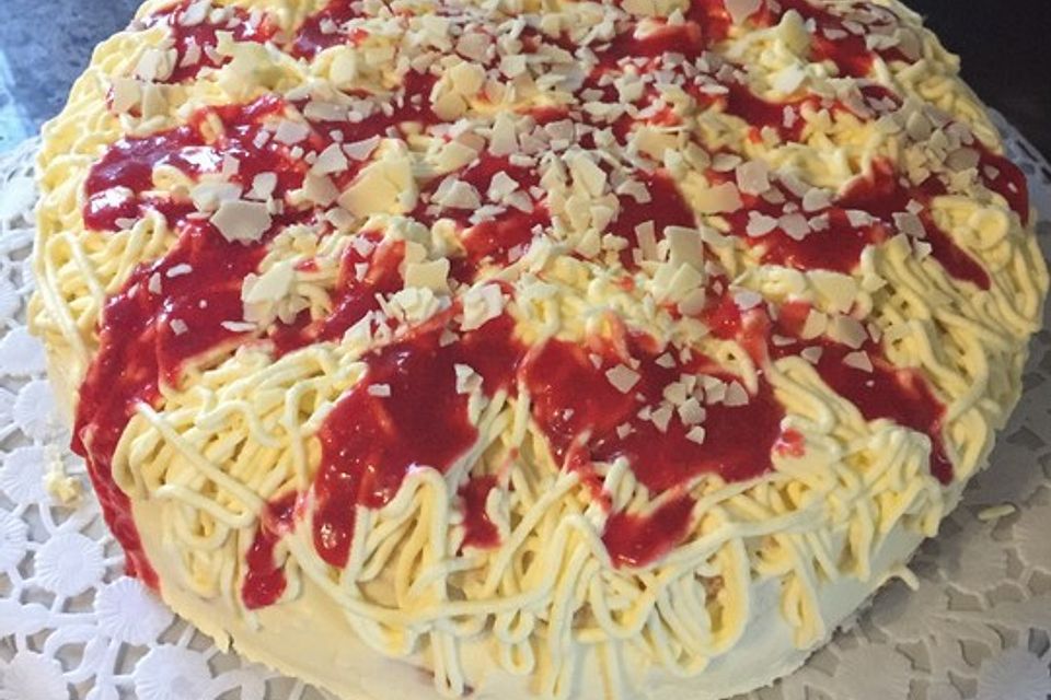 Spaghettieis - Torte