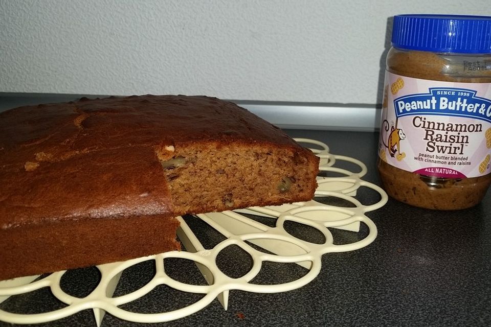 Banana Peanut Butter Bread