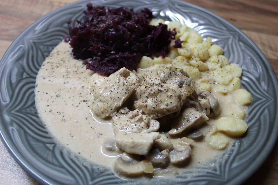 Hähnchen - Champignon - Pfanne