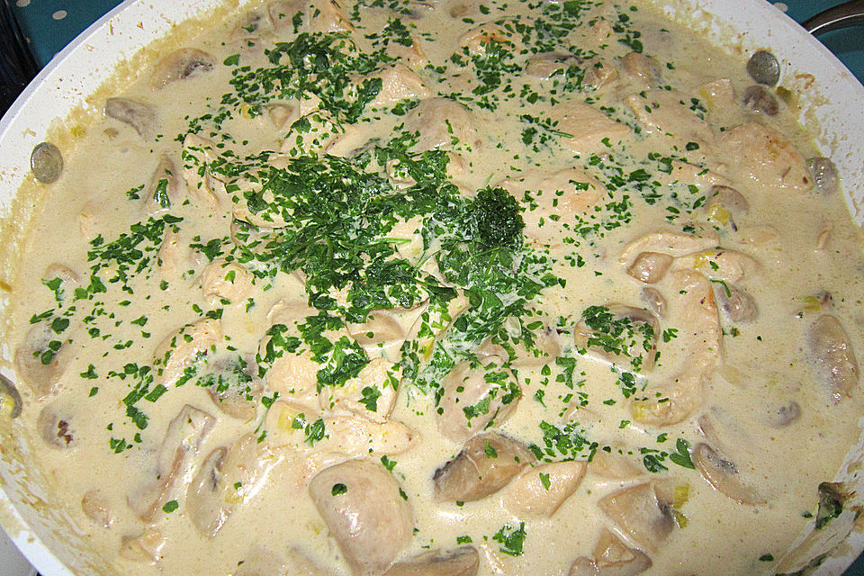 Hähnchen - Champignon - Pfanne