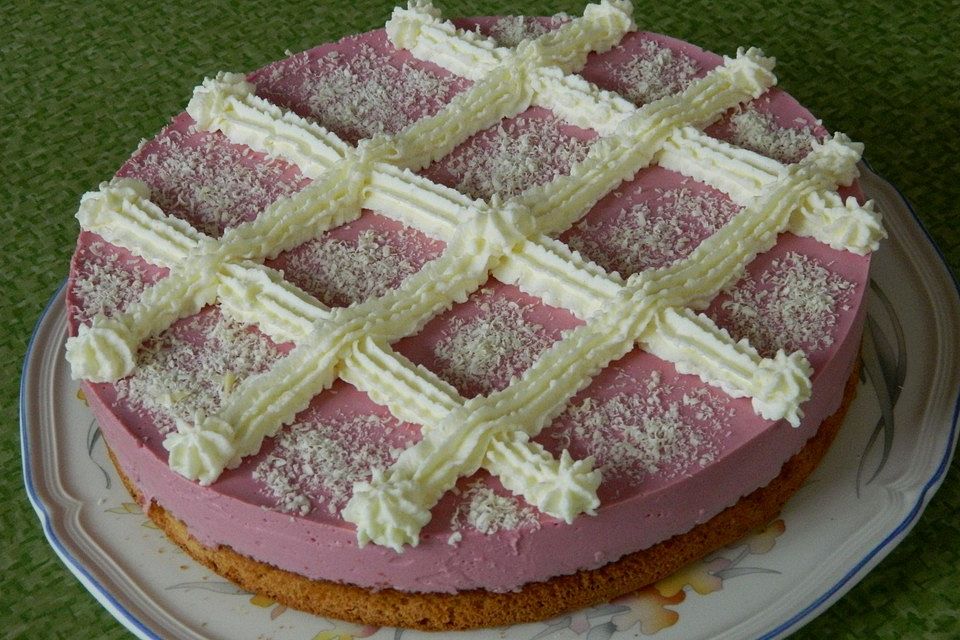 Himbeerquark - Torte