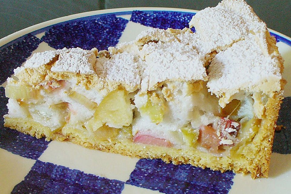 Rhabarber-Baiser-Kuchen