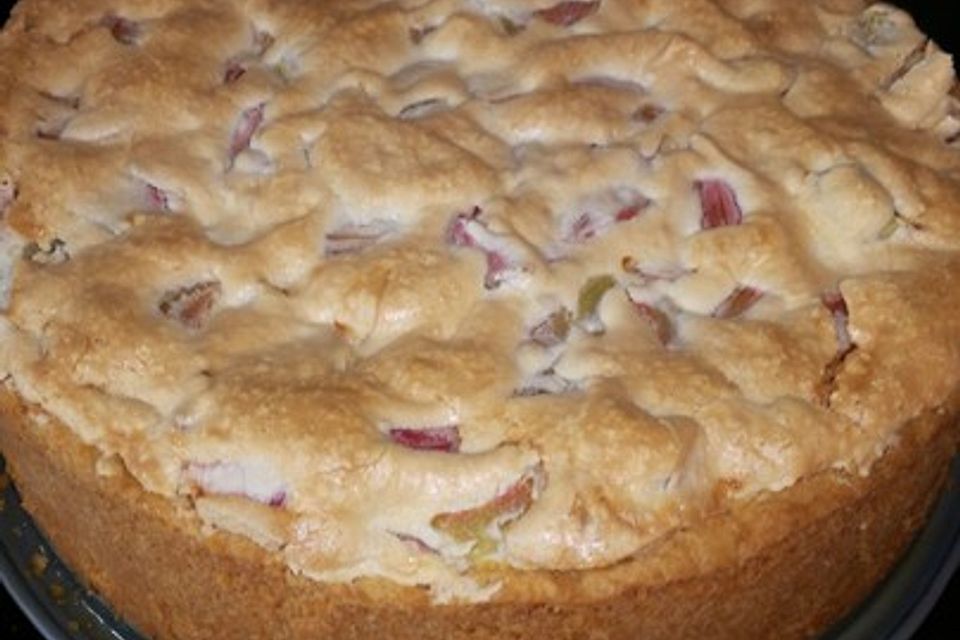 Rhabarber-Baiser-Kuchen