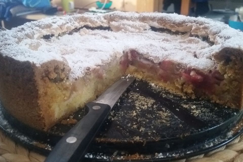 Rhabarber-Baiser-Kuchen