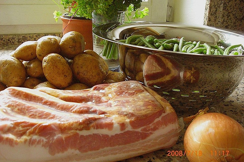 Birnen, Bohnen und Speck