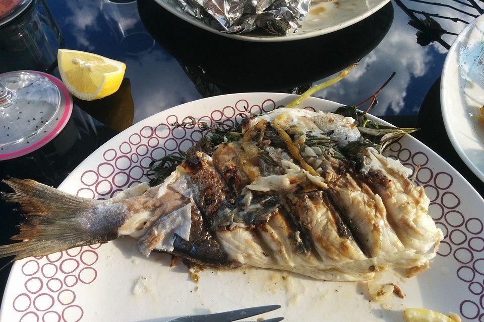 Kräuterfisch vom Grill