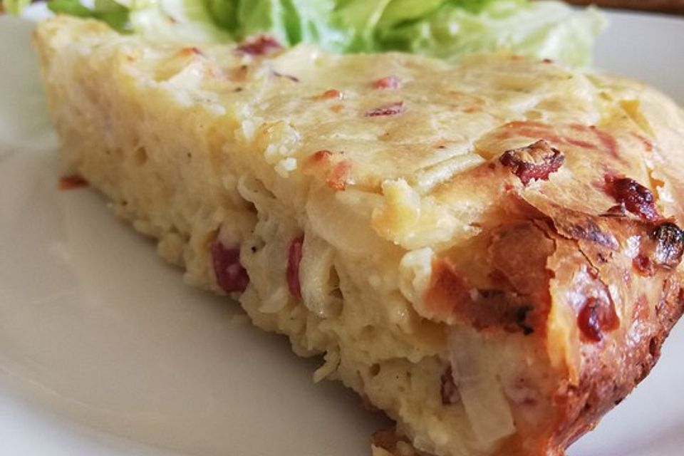 Einfacher Zwiebel - Speck - Kuchen