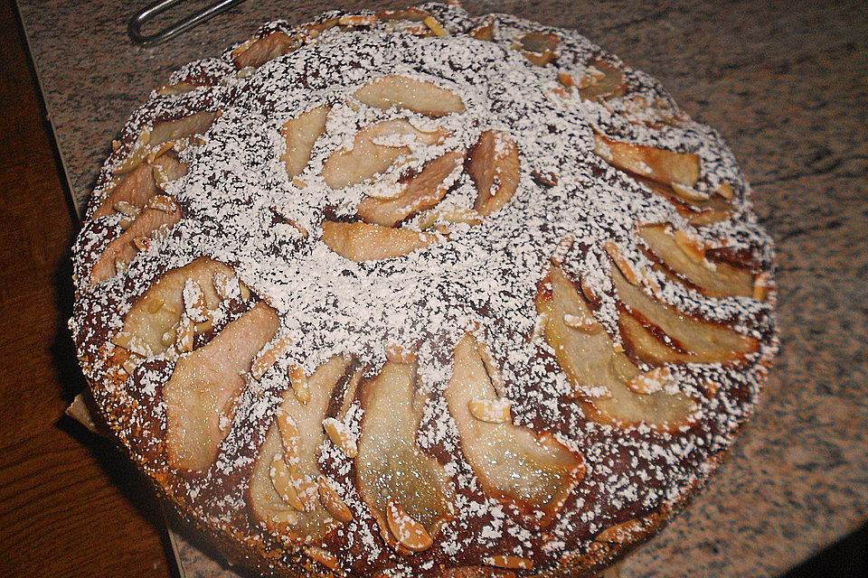 Birnen - Nutella - Kuchen