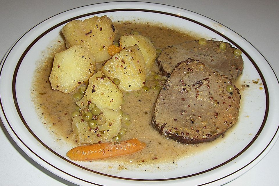 Saftiger Schweinebraten