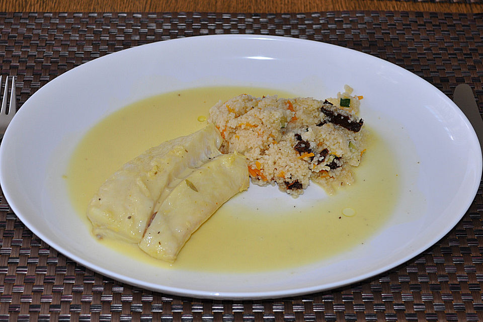 Couscous mit Fisch