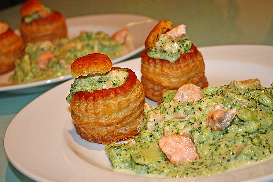 Lachs - Brokkoli - Pastetchen