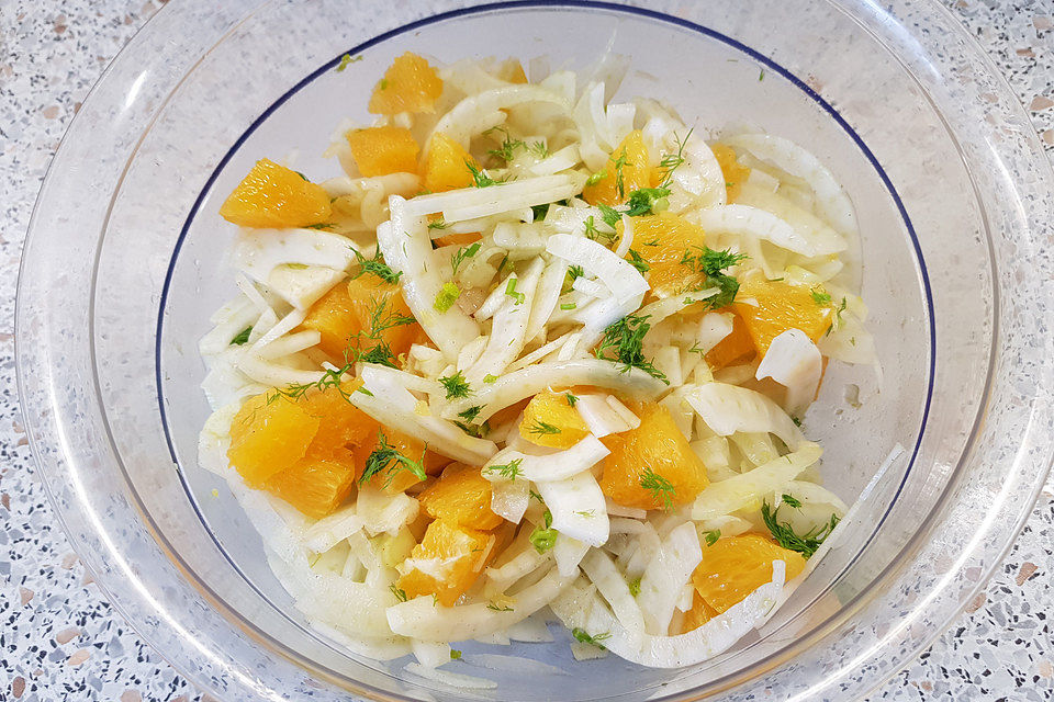 Fenchelsalat  mit Orangen