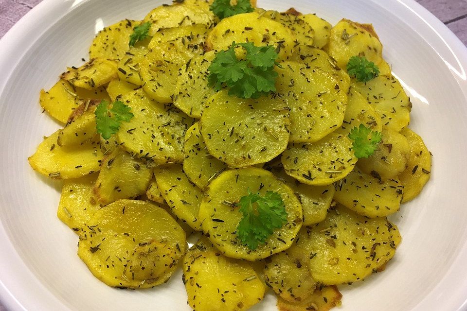 Bratkartoffeln aus dem Backofen