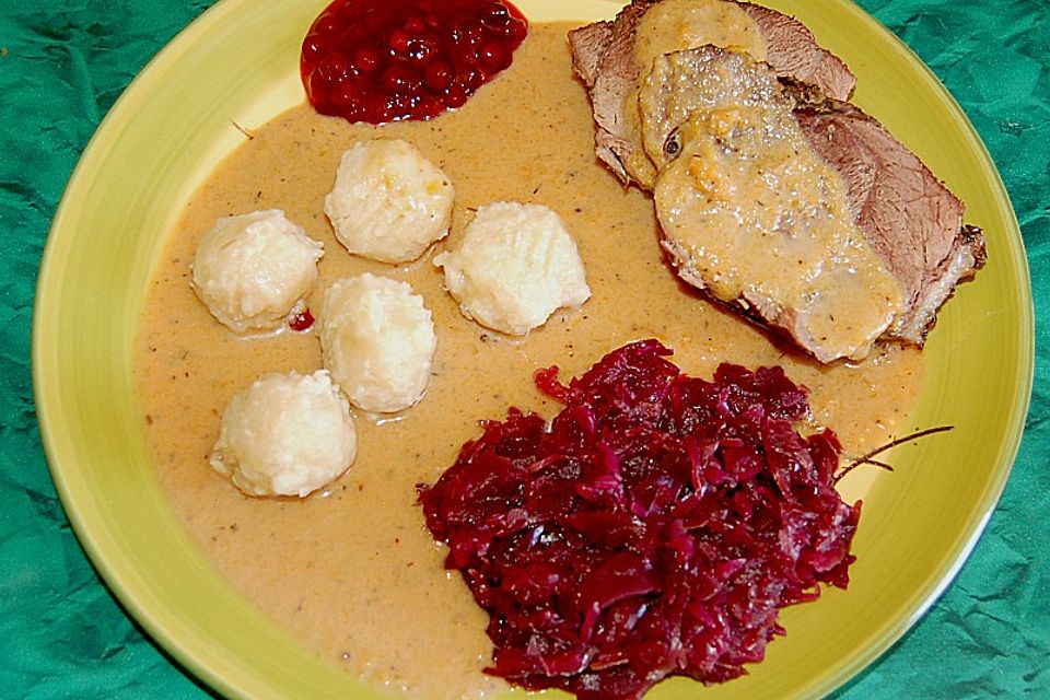 Wildschweinbraten aus dem Ofen