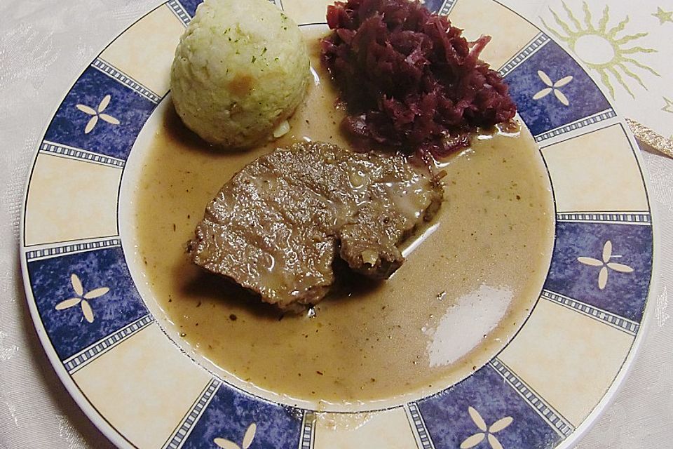 Wildschweinbraten aus dem Ofen