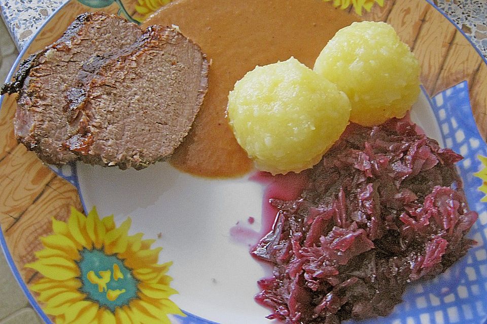 Wildschweinbraten aus dem Ofen