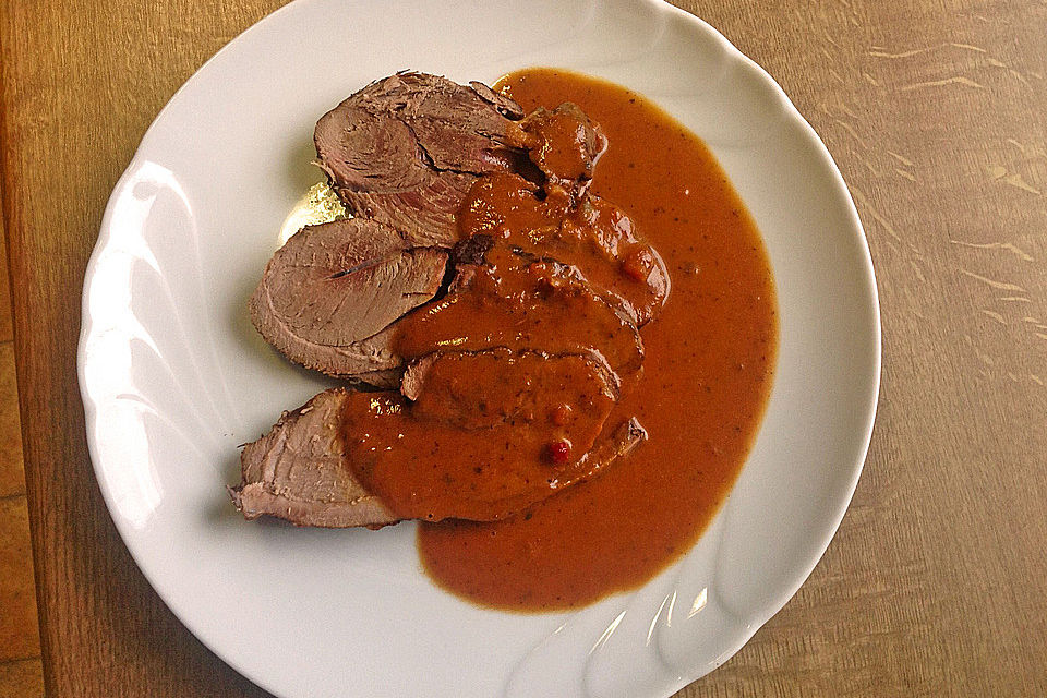 Wildschweinbraten aus dem Ofen