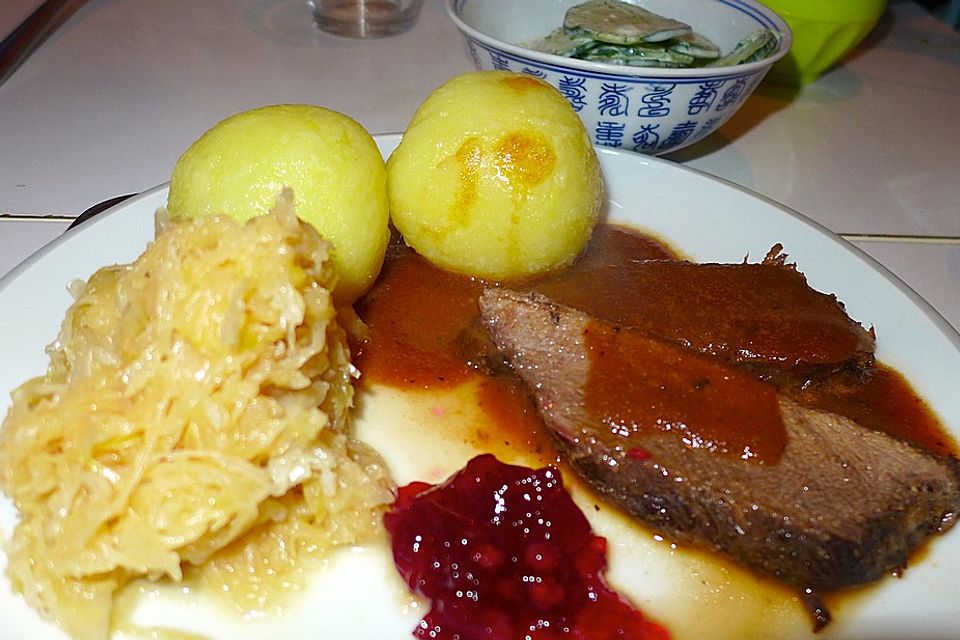 Wildschweinbraten aus dem Ofen