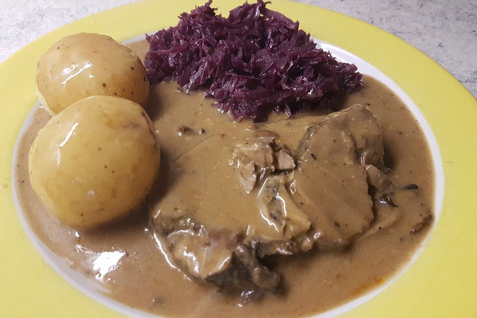 Wildschweinbraten aus dem Ofen