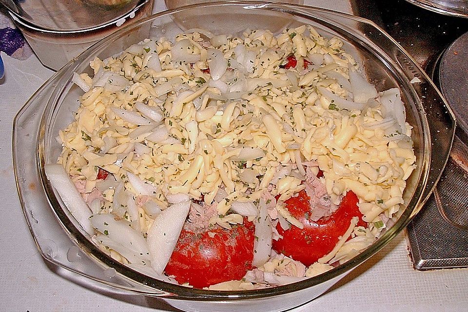 Thunfisch - Tomatengratin