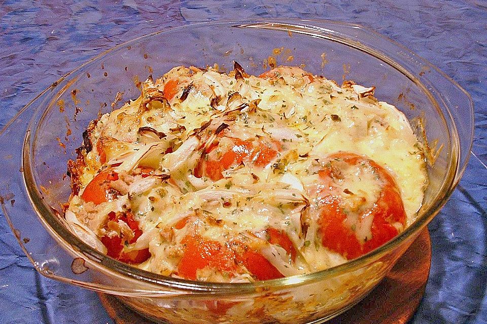 Thunfisch - Tomatengratin