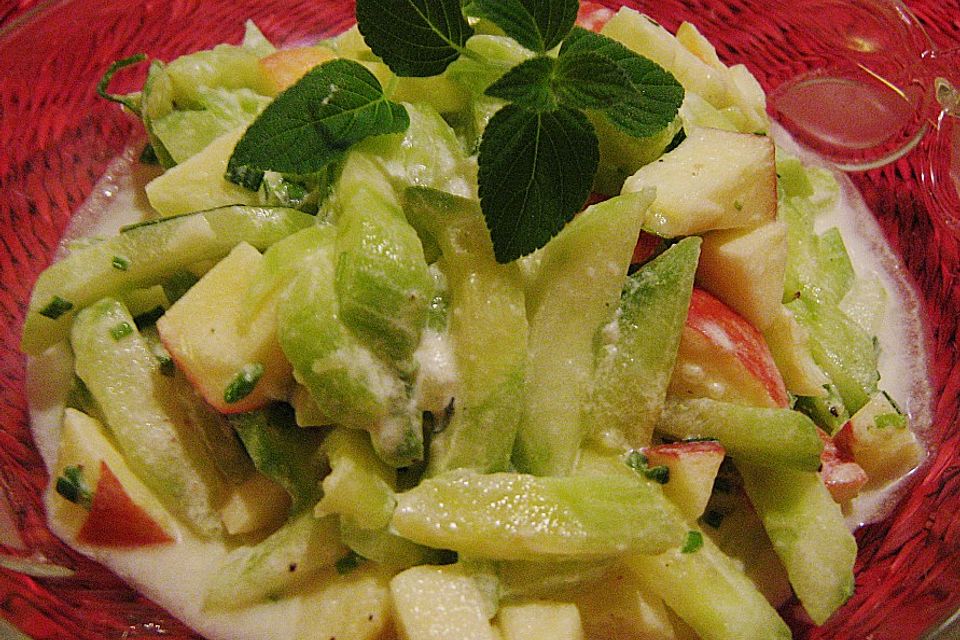 Gurken - Apfel - Salat