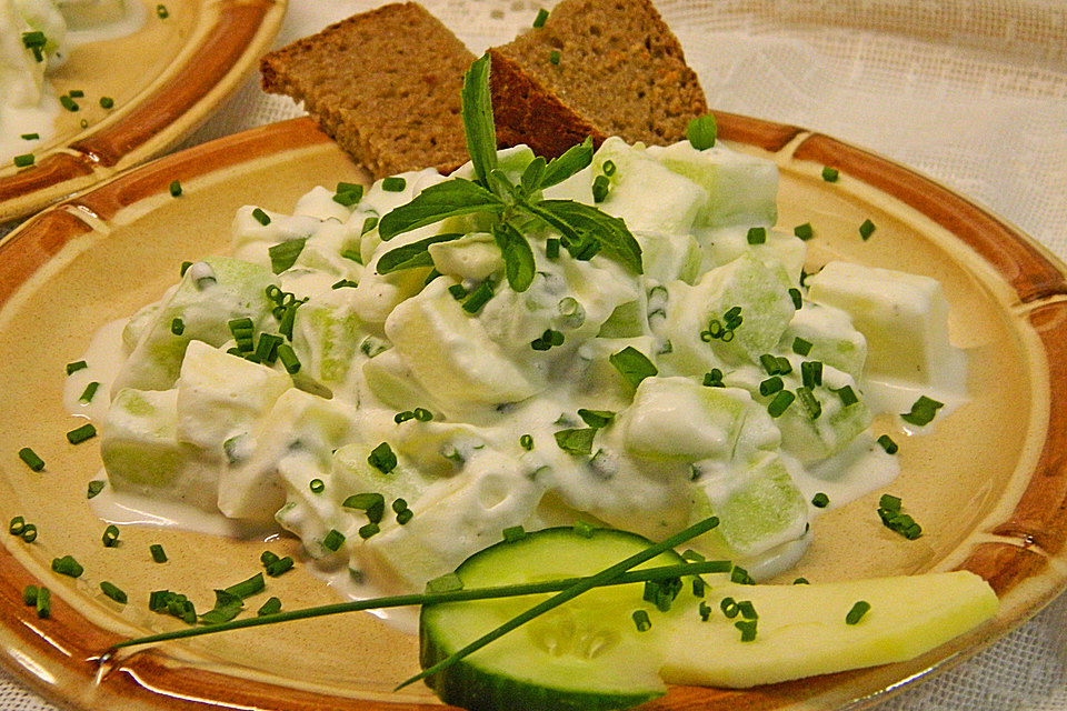 Gurken - Apfel - Salat