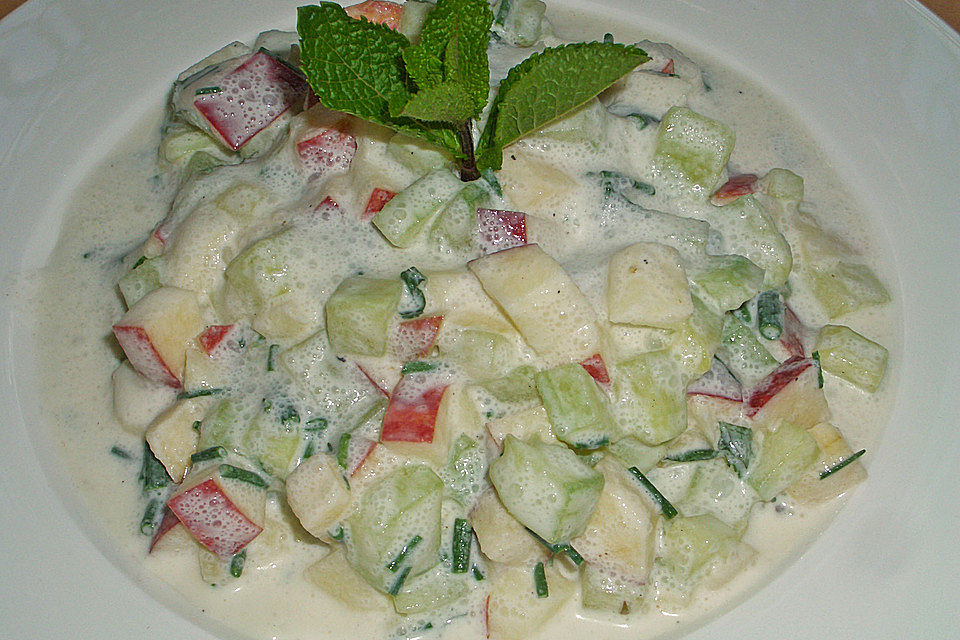 Gurken - Apfel - Salat