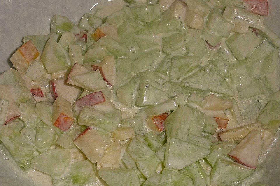 Gurken - Apfel - Salat