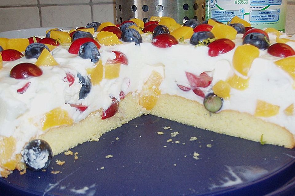 Papas bunte Joghurttorte