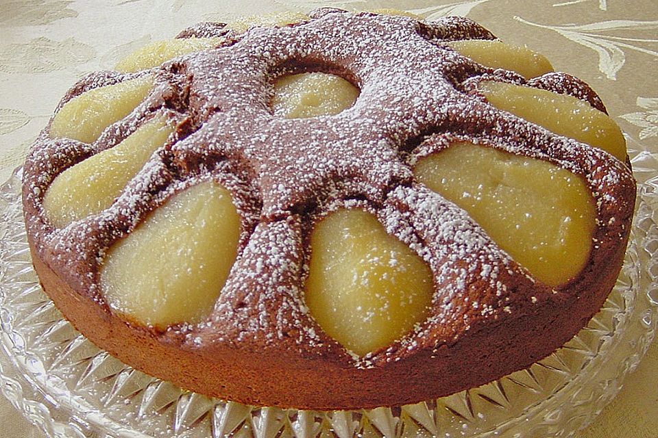 Birnen - Schokolade - Kuchen