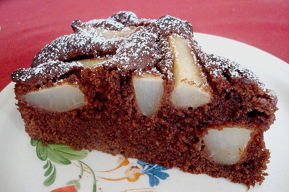 Birnen - Schokolade - Kuchen