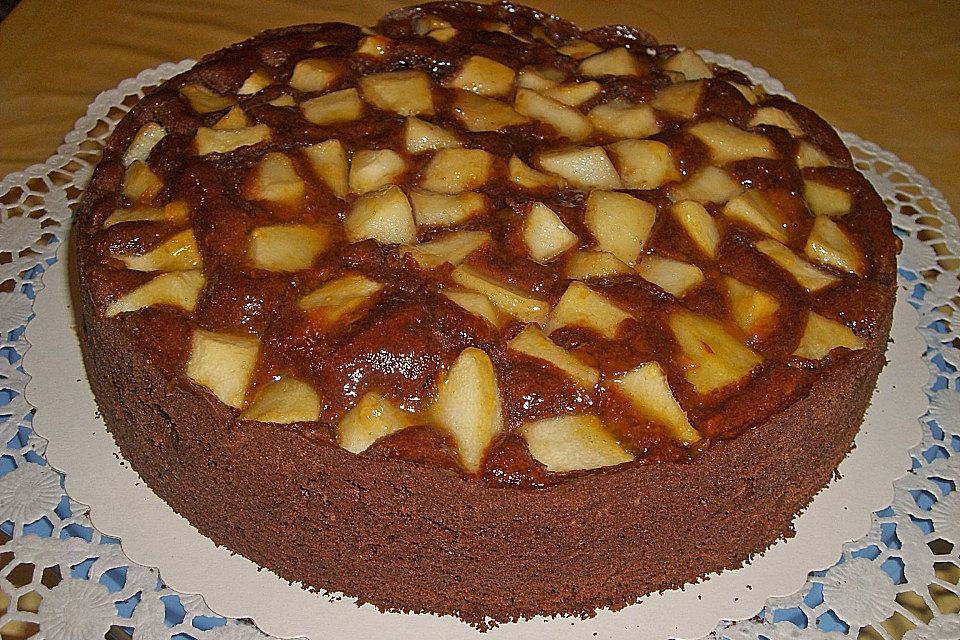 Birnen - Schokolade - Kuchen