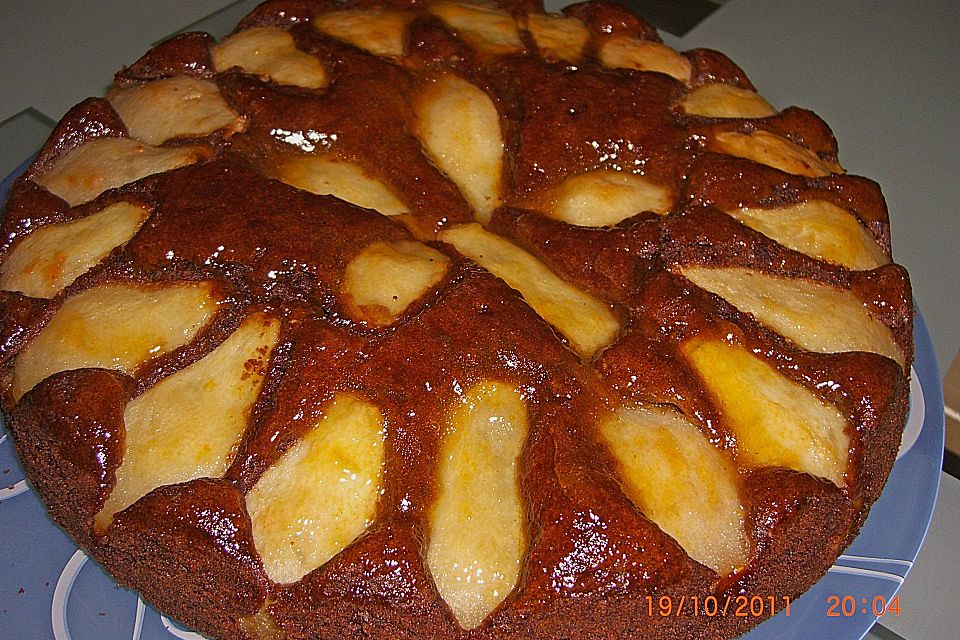 Birnen - Schokolade - Kuchen