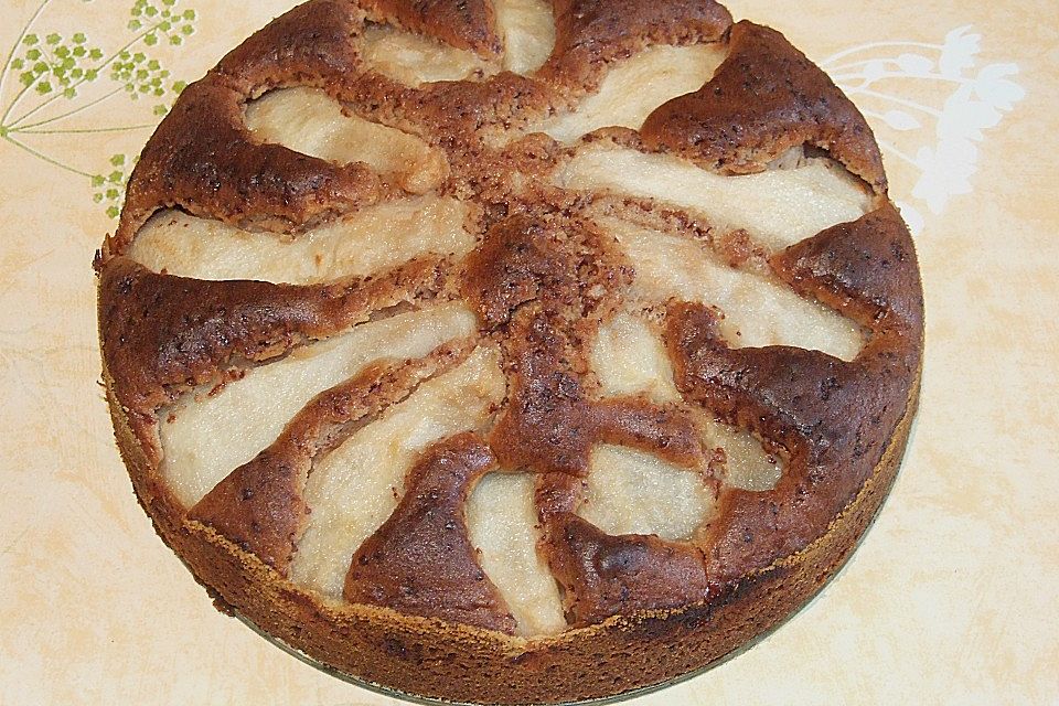 Birnen - Schokolade - Kuchen