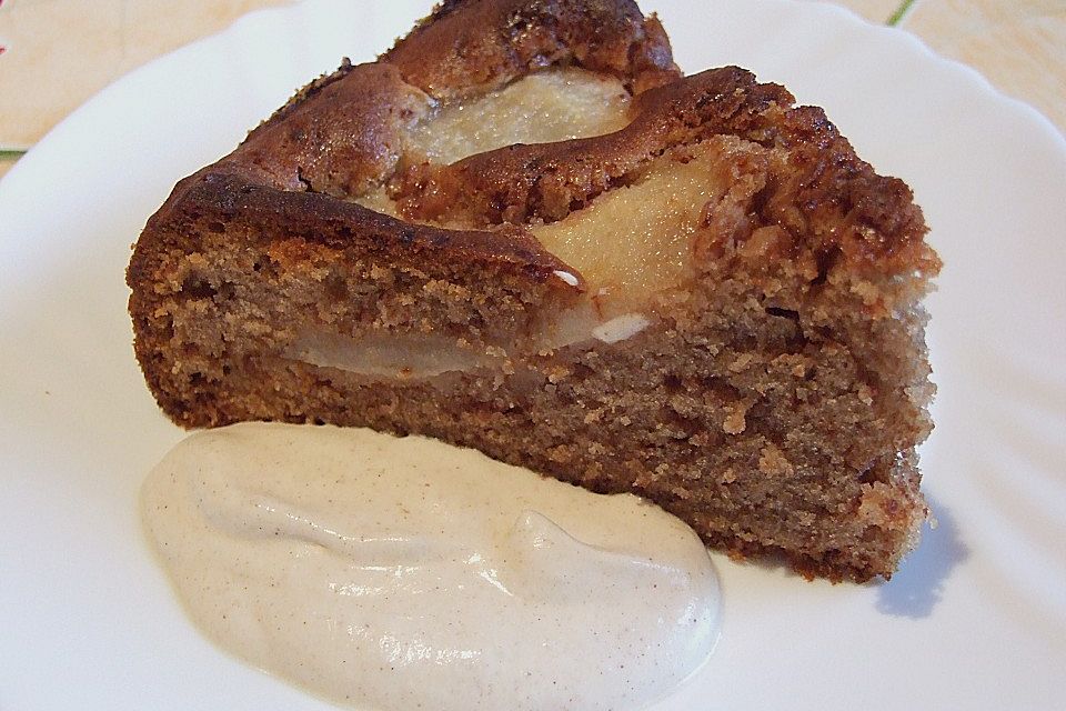 Birnen - Schokolade - Kuchen