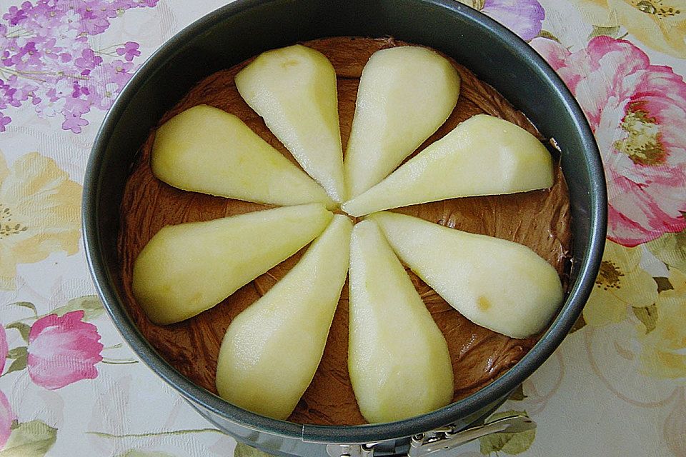 Birnen - Schokolade - Kuchen