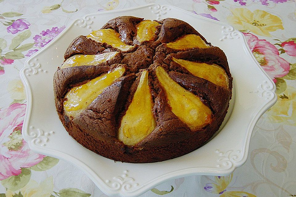 Birnen - Schokolade - Kuchen