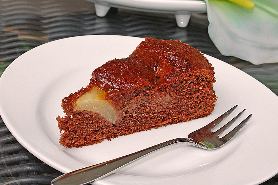 Birnen - Schokolade - Kuchen