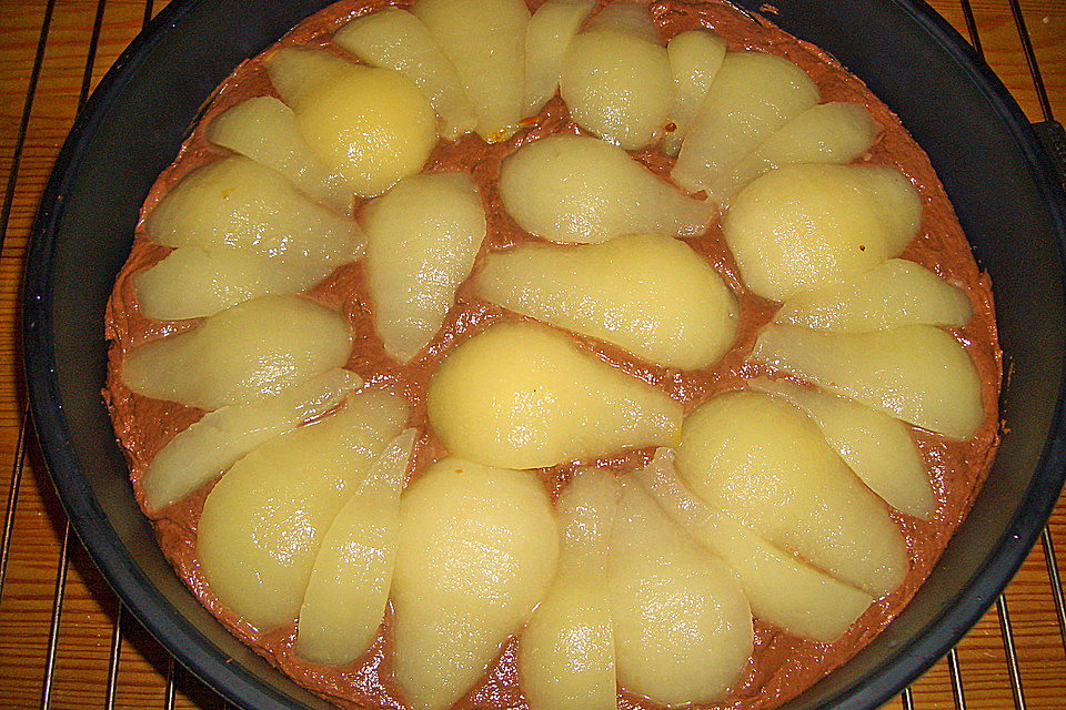 Birnen - Schokolade - Kuchen