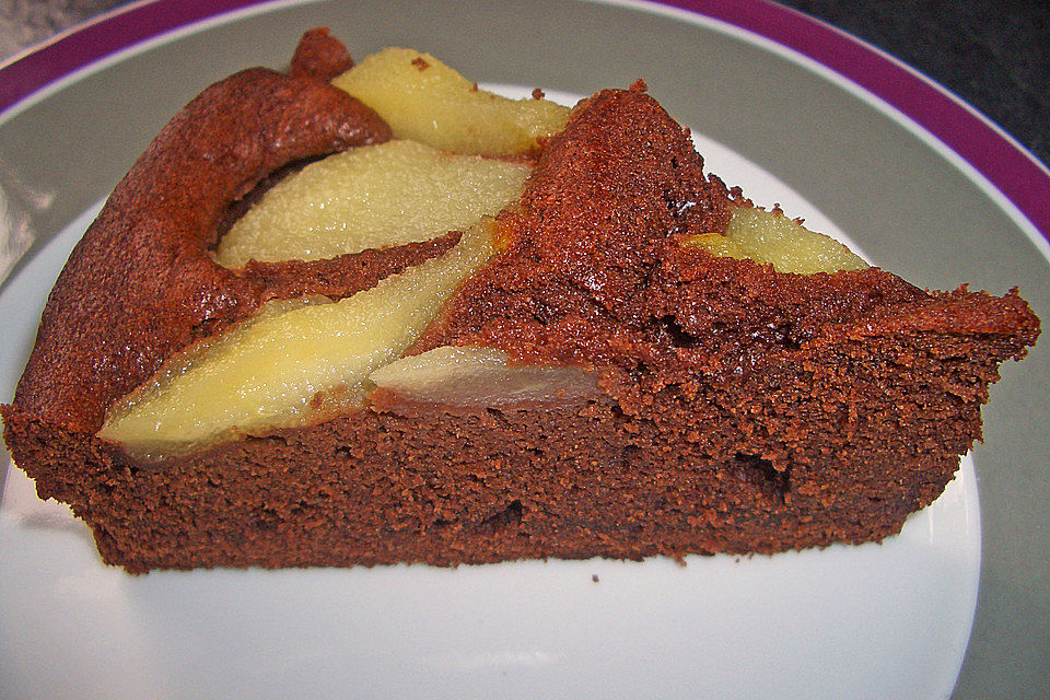 Birnen - Schokolade - Kuchen