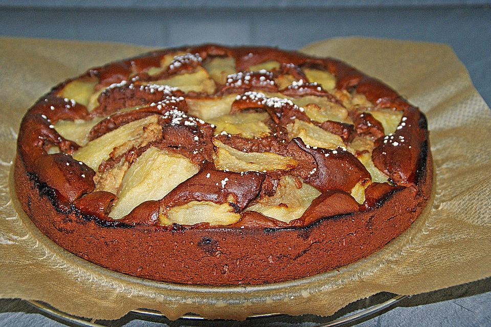 Birnen - Schokolade - Kuchen